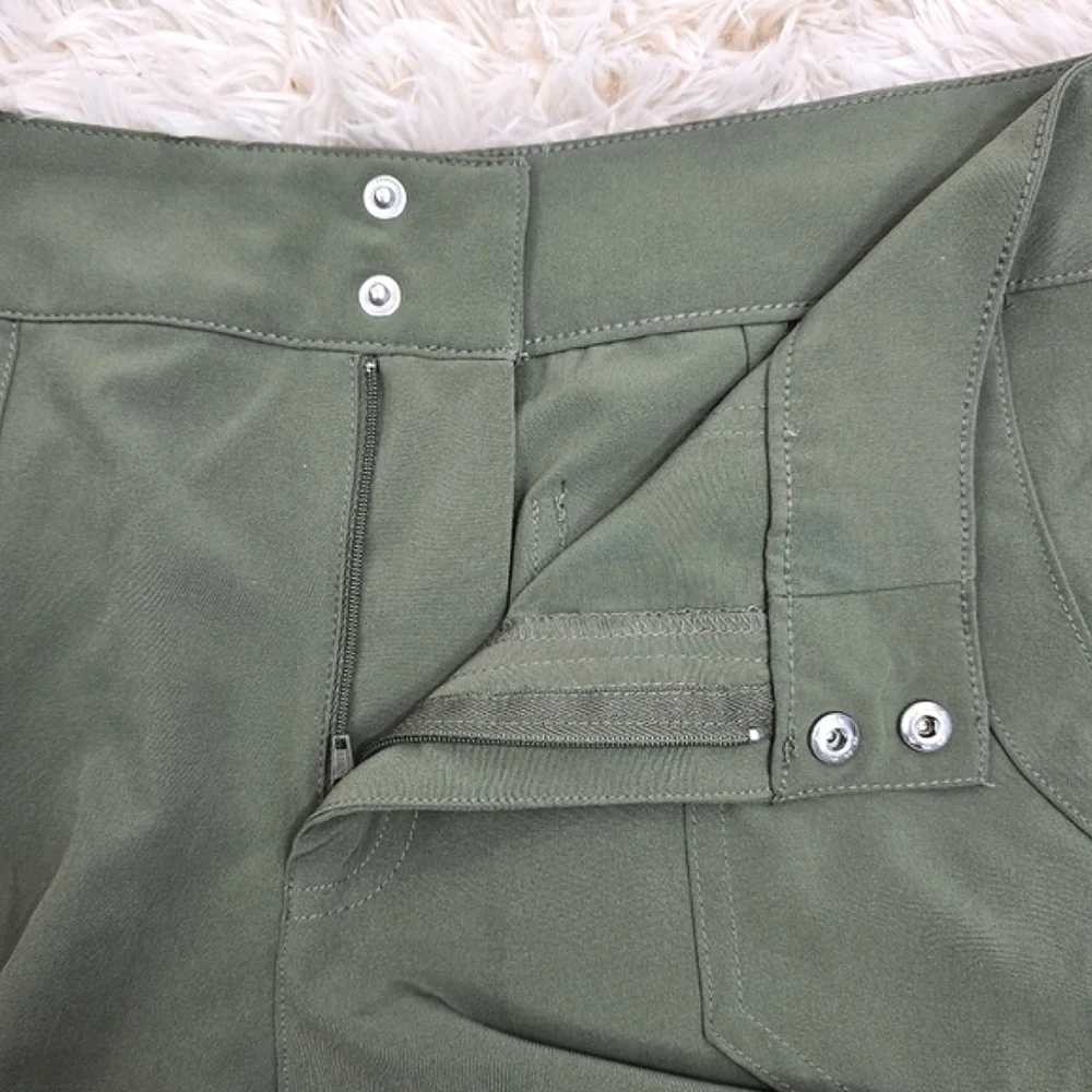 CL🚨 Sunday Green Jogger Pants Size 2 Ruched Hem - Picture 10 of 13